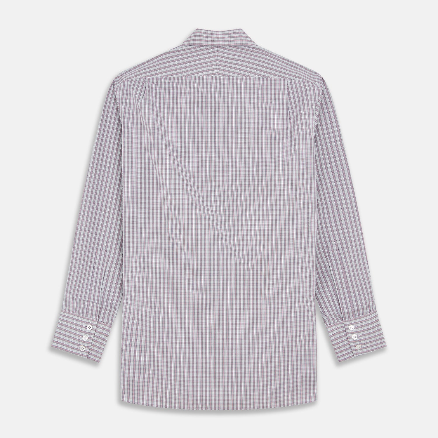 View 5 of product Red and Blue Check Cotton Regular Fit Mayfair Shirt