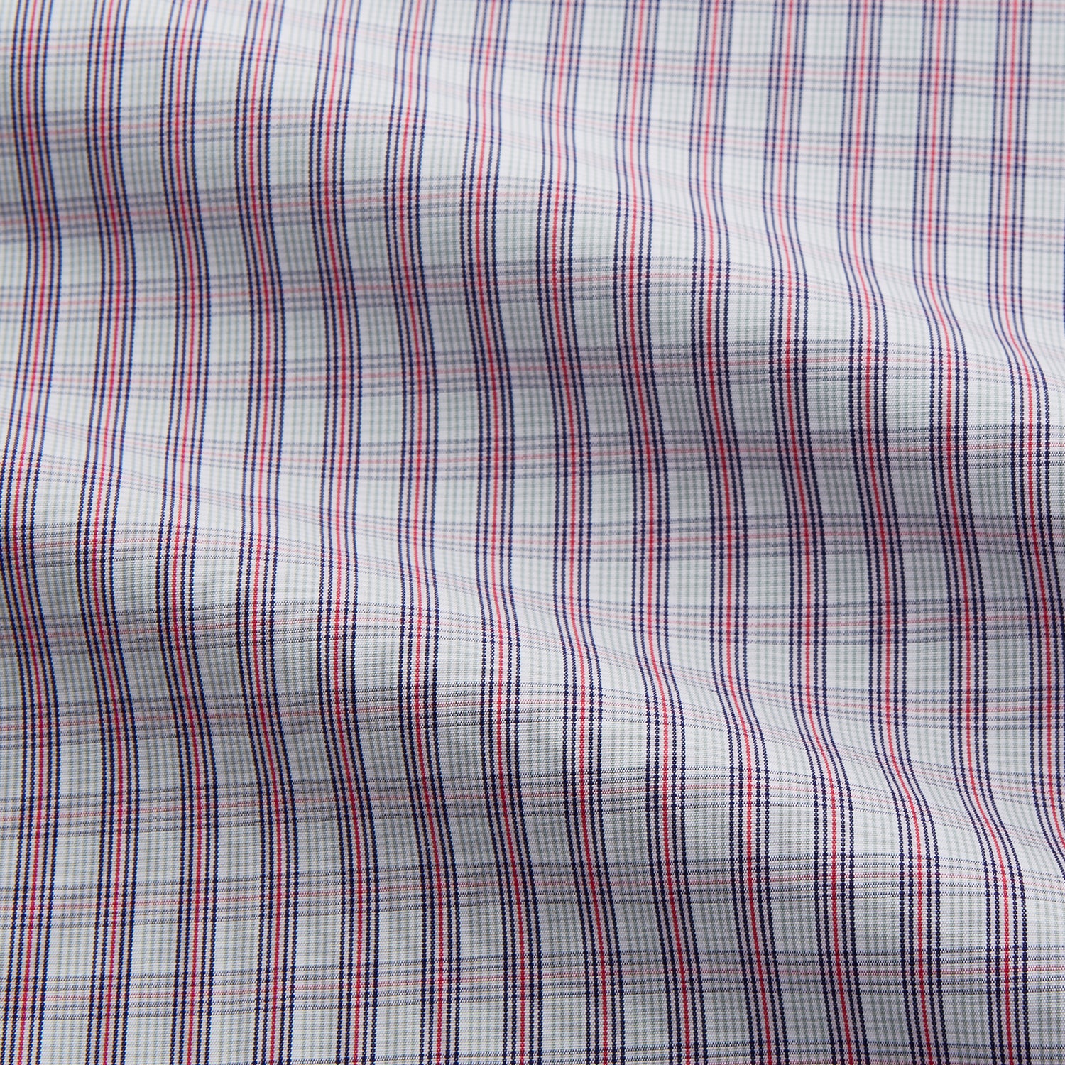 View 3 of product Red and Blue Check Cotton Regular Fit Mayfair Shirt