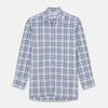 View 1 of product Blue and Yellow Check Cotton Regular Fit Mayfair Shirt
