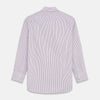 View 5 of product Red and Blue Stripe Cotton Regular Fit Mayfair Shirt