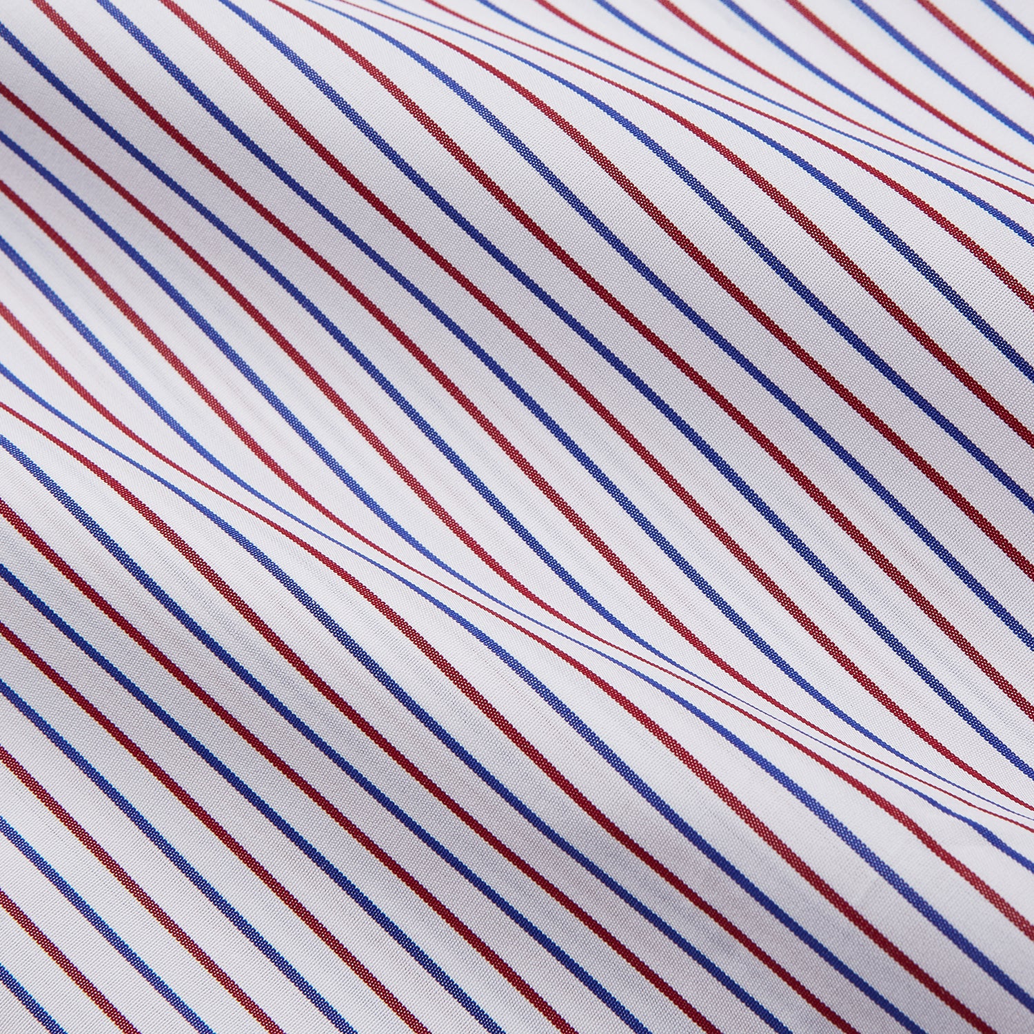 View 2 of product Red and Blue Stripe Cotton Regular Fit Mayfair Shirt