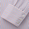 View 3 of product Red and Blue Stripe Cotton Regular Fit Mayfair Shirt