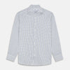 View 1 of product Green and Blue Check Cotton Tailored Fit Shelton Shirt