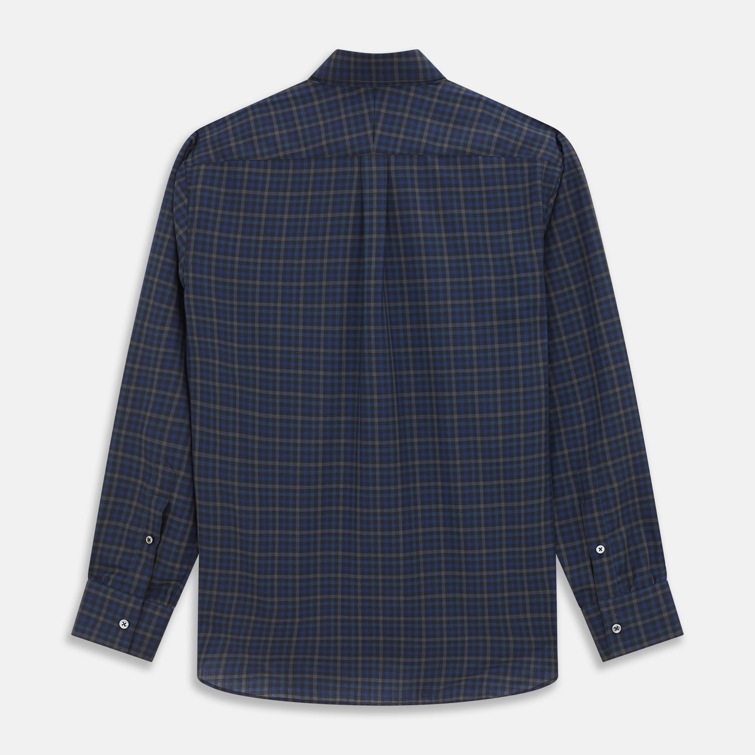 View 5 of product Blue Multi Check Wool Weekend Fit Hayne Shirt