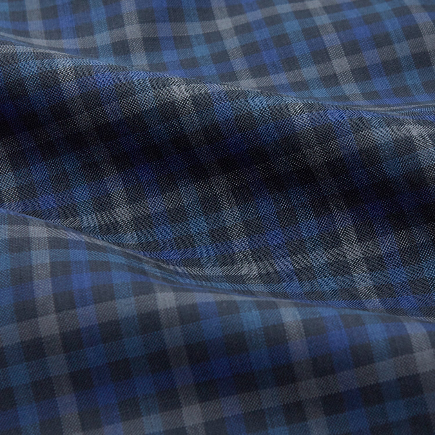 View 4 of product Blue Multi Check Wool Weekend Fit Hayne Shirt