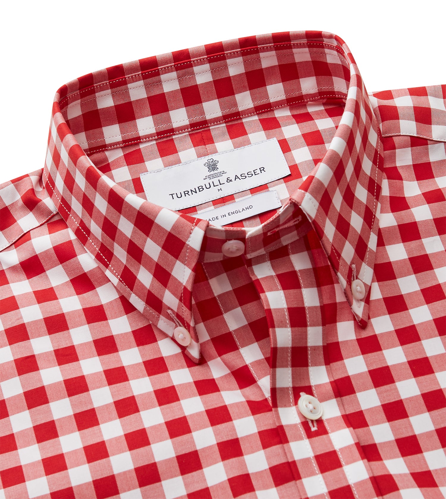 View 2 of product Burgundy Multi Check Cotton Weekend Fit Hayne Shirt