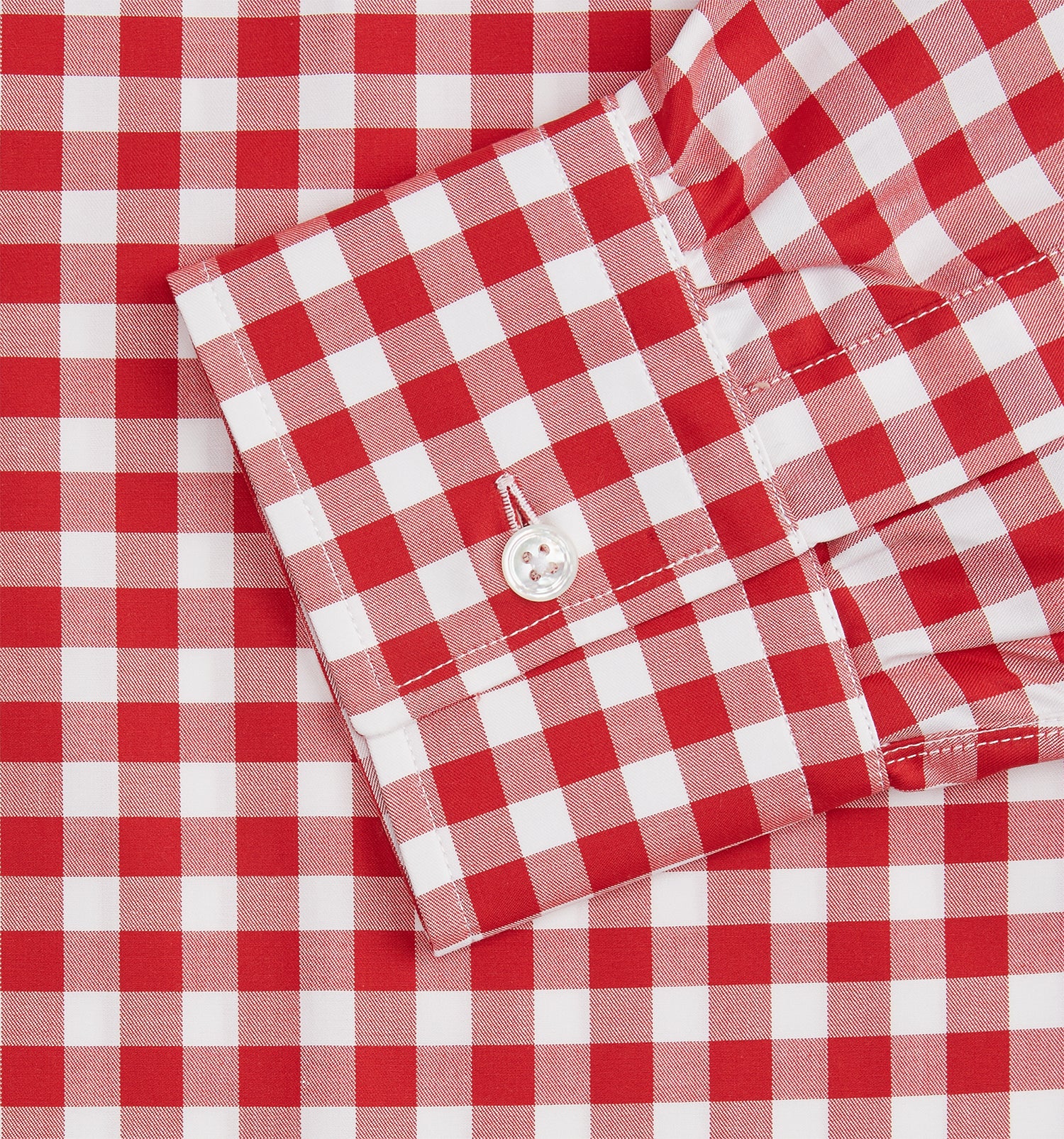View 3 of product Burgundy Multi Check Cotton Weekend Fit Hayne Shirt