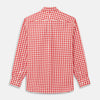 View 5 of product Burgundy Multi Check Cotton Weekend Fit Hayne Shirt