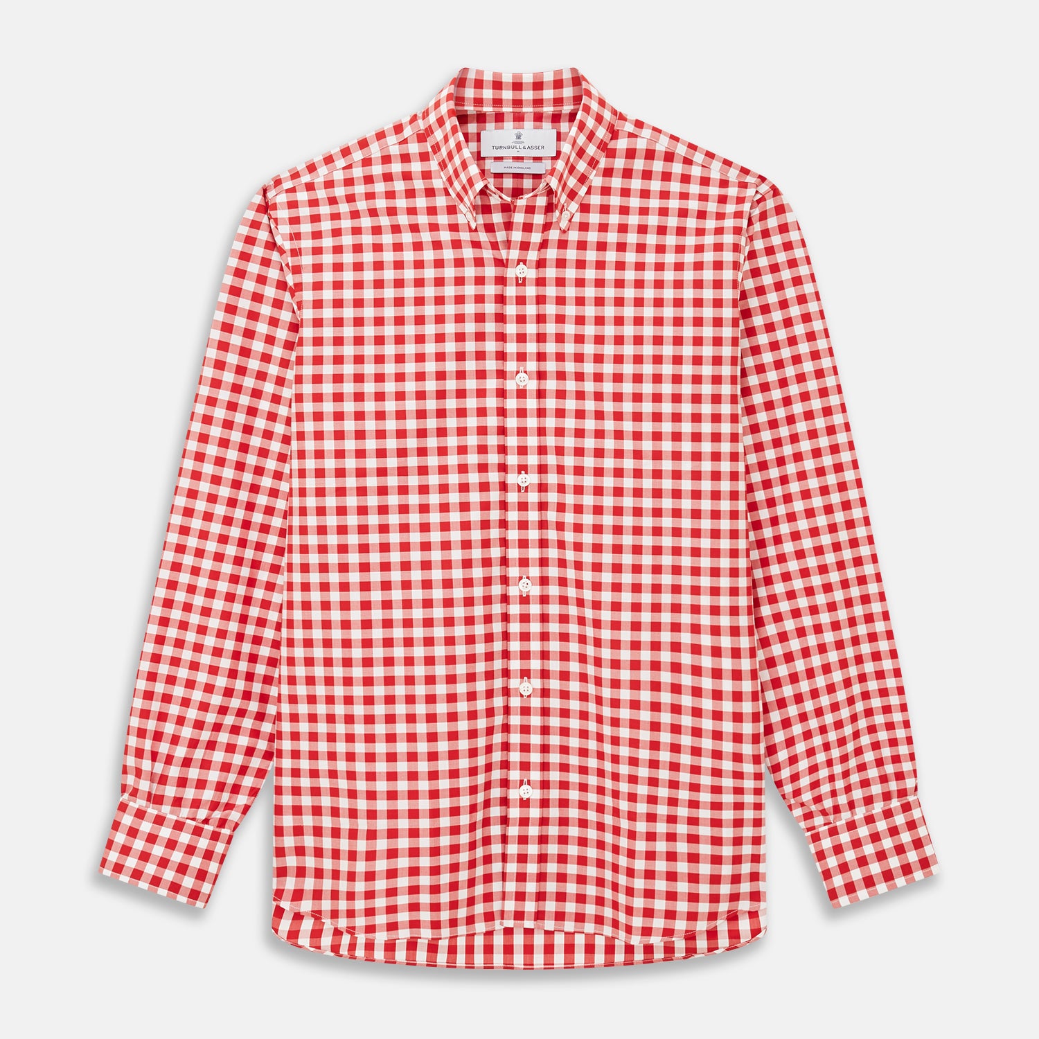 View 1 of product Burgundy Multi Check Cotton Weekend Fit Hayne Shirt