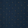 View 2 of product Blue and Gold Polka Dot Cotton Mid-length Socks