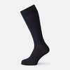 View 1 of product Navy and Red Polka Dot Cotton Mid-length Socks