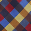 View 2 of product Blue, Red and Yellow Checker Silk Tie