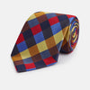 View 1 of product Blue, Red and Yellow Checker Silk Tie