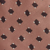 View 2 of product Bronze and Chocolate Brown Tile Silk Tie