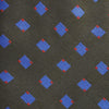 View 2 of product Dark Green and Blue Tile Silk Tie