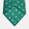 View 2 of product Kelly Green and Grey Tile Silk Tie