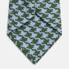 View 3 of product Green and Blue Houndstooth Wool Blend Tie