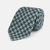 View 1 of product Green and Blue Houndstooth Wool Blend Tie