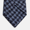 View 3 of product Navy and Blue Houndstooth Wool Blend Tie