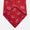 View 3 of product Red Geometric Rings Silk Tie