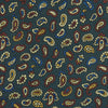 View 2 of product Marine Blue Paisley Silk Tie