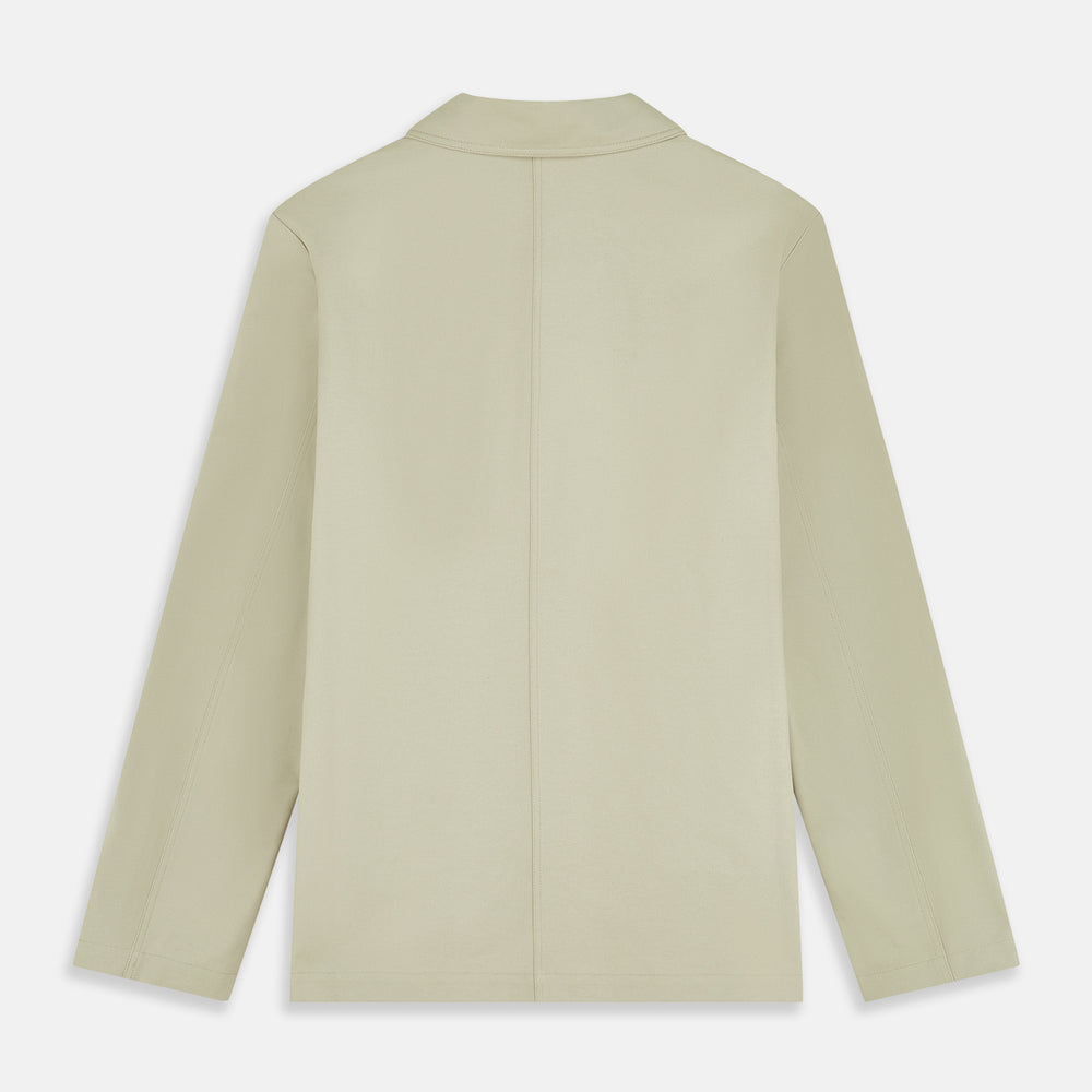 Tan Organic Cotton Blend Remy Chore Jacket