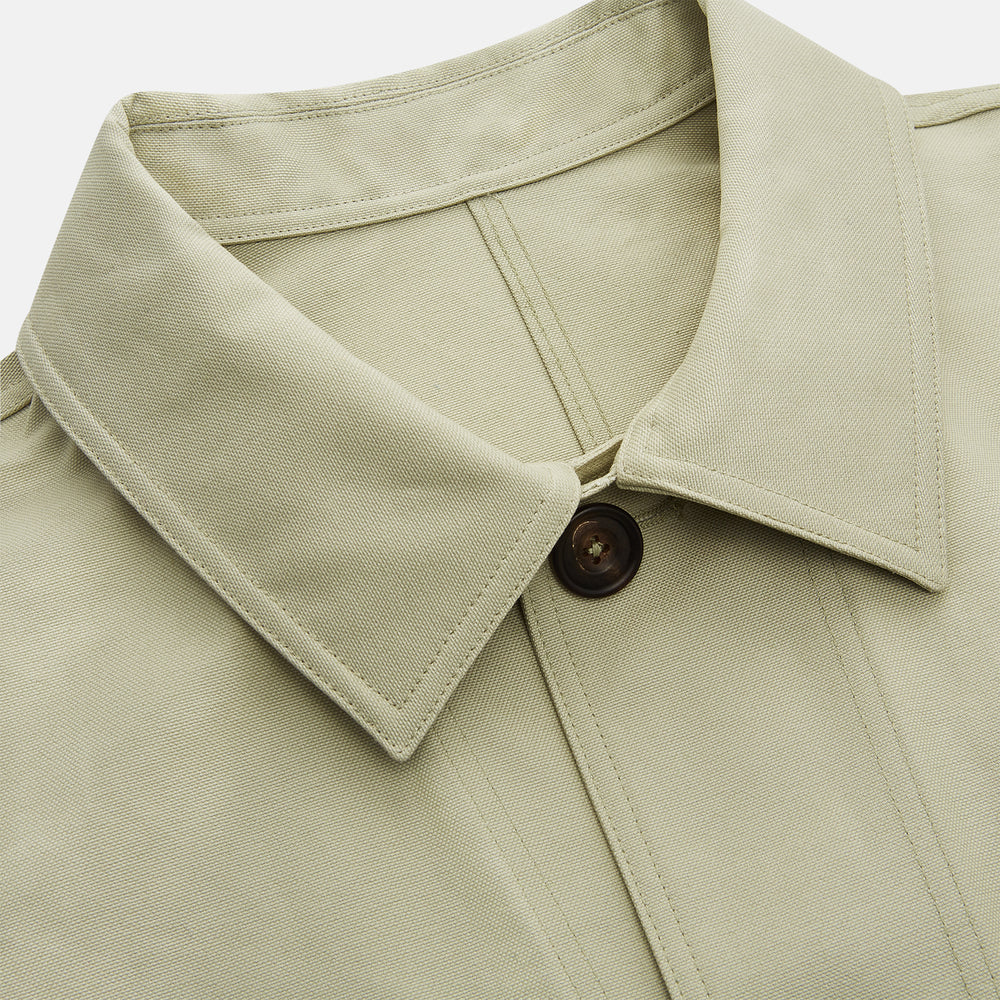 Tan Organic Cotton Blend Remy Chore Jacket