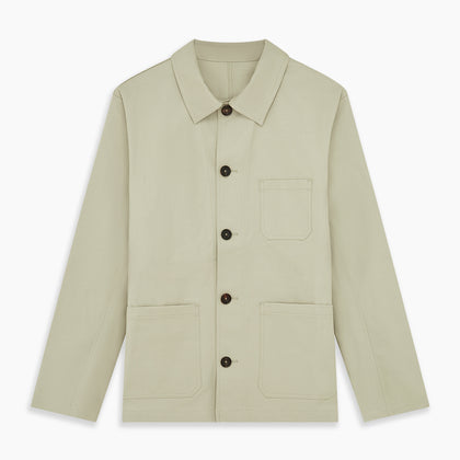 Tan Organic Cotton Blend Remy Chore Jacket Image 4