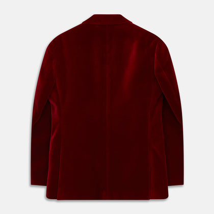 Wine Velvet Barrington Blazer Image 3