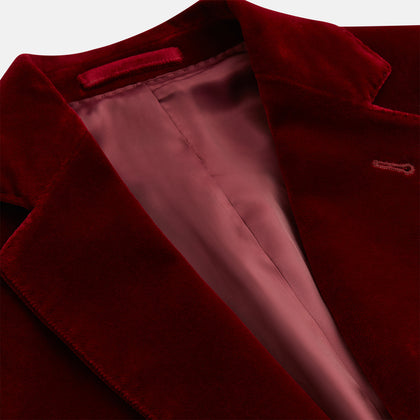Wine Velvet Barrington Blazer