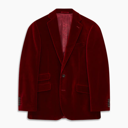 Wine Velvet Barrington Blazer Image 4