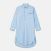 View 1 of product Light Blue Piped Cotton Nightshirt