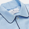 View 2 of product Light Blue Piped Cotton Nightshirt