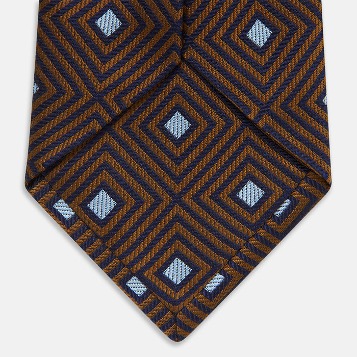 Tomorrow Never Dies Square Silk Tie As Seen on James Bond Image 4