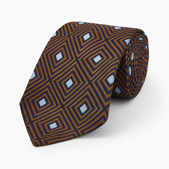 Tomorrow Never Dies Square Silk Tie As Seen on James Bond Image 5