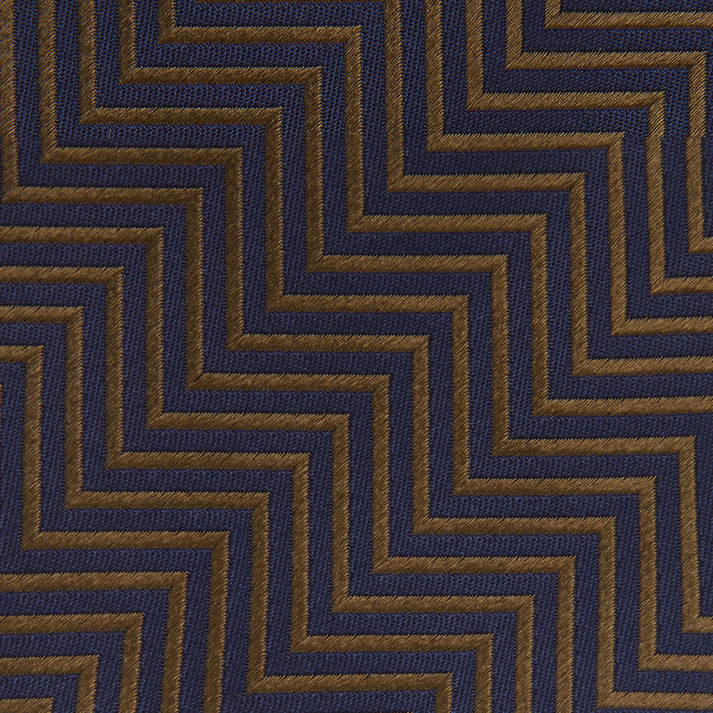 The World Is Not Enough Zig Zag Silk Tie As Seen on James Bond