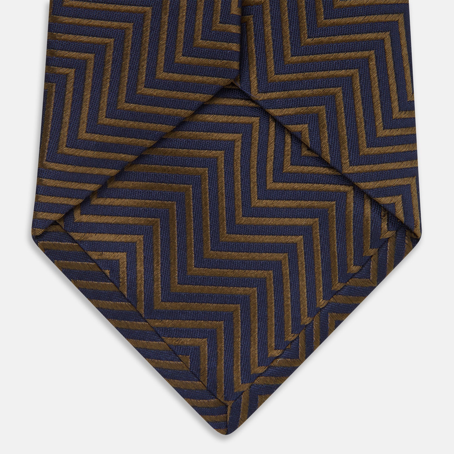 The World Is Not Enough Zig Zag Silk Tie As Seen on James Bond