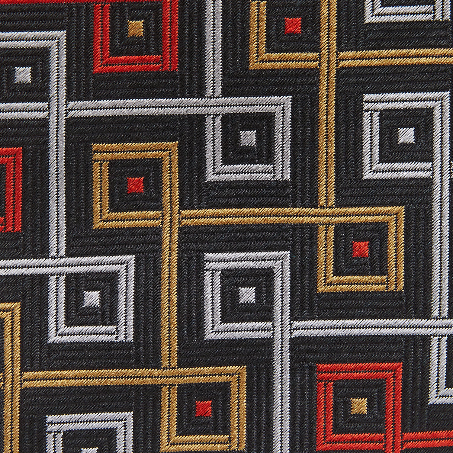 View 4 of product The World Is Not Enough Square Silk Tie As Seen on James Bond