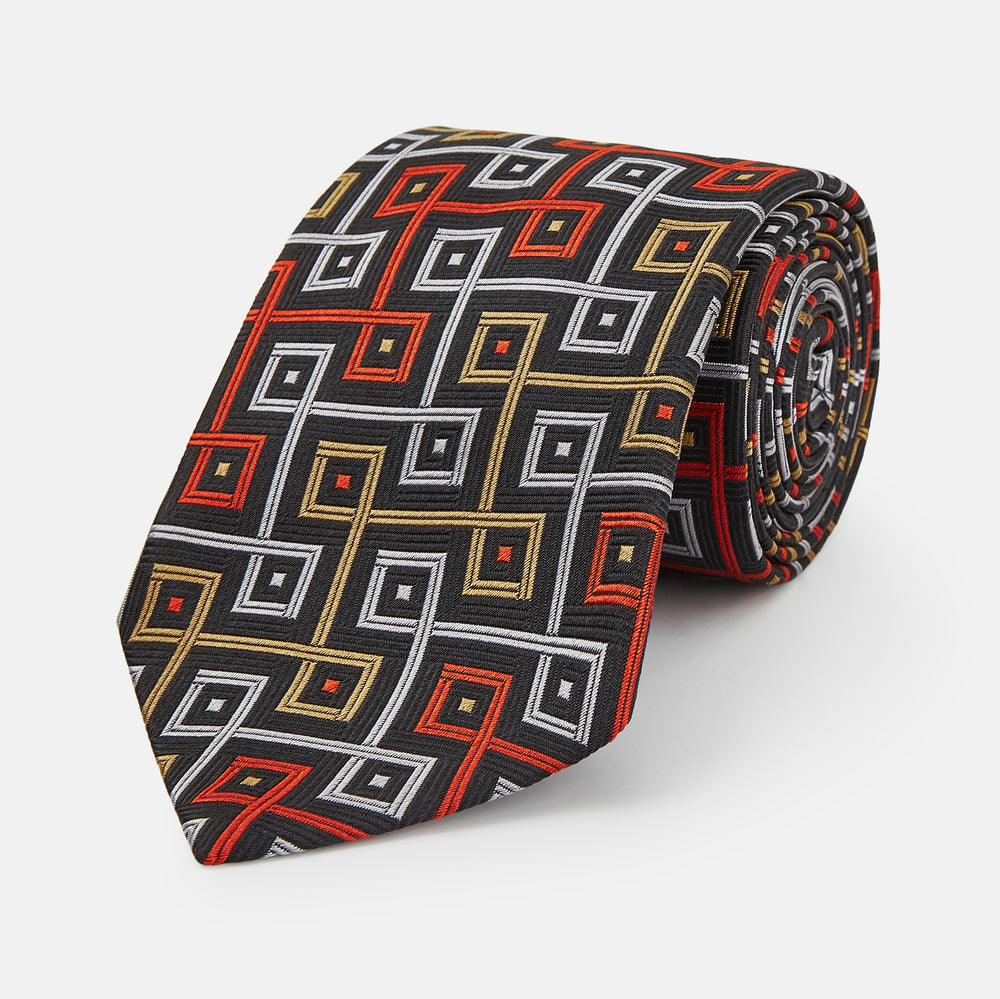 The World Is Not Enough Square Silk Tie As Seen on James Bond