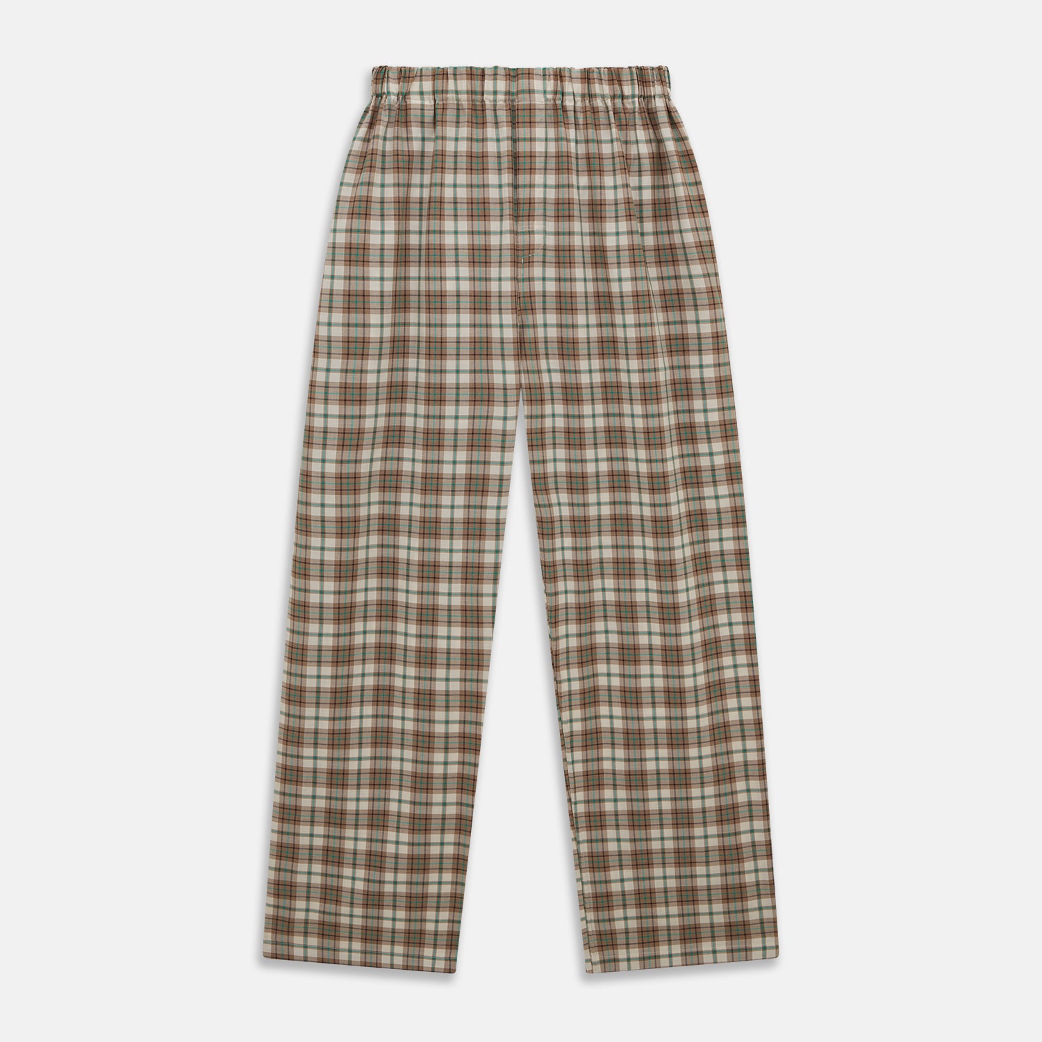 View 5 of product Green and Oatmeal Cotton Hyde Pyjamas Set