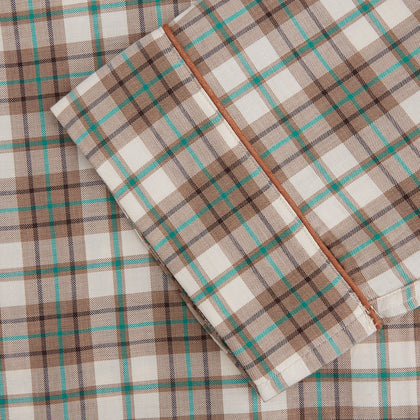 Green and Oatmeal Cotton Hyde Pyjamas Set Image 2