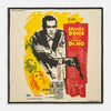 View 1 of product DR. NO Yellow and Blue Poster Silk Pocket Square