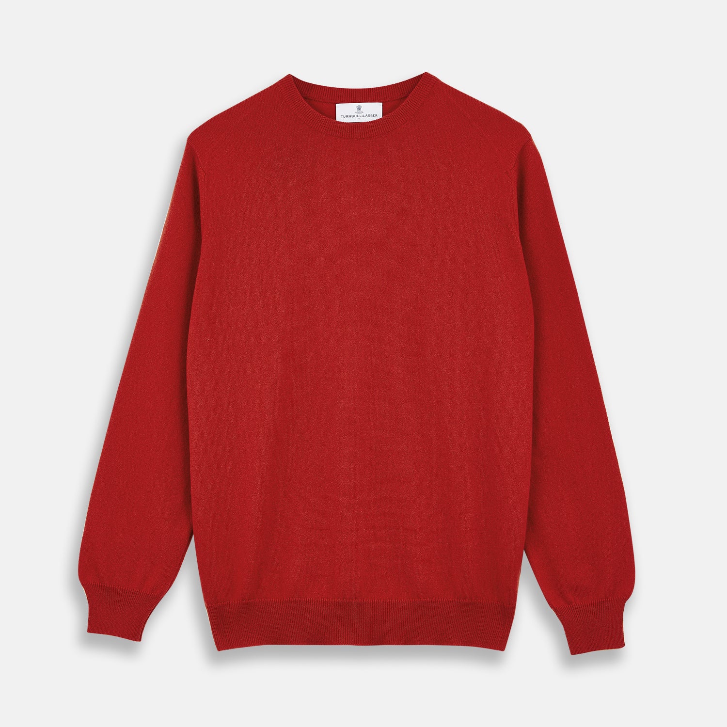 View 1 of product Red Cashmere Crewneck Jumper