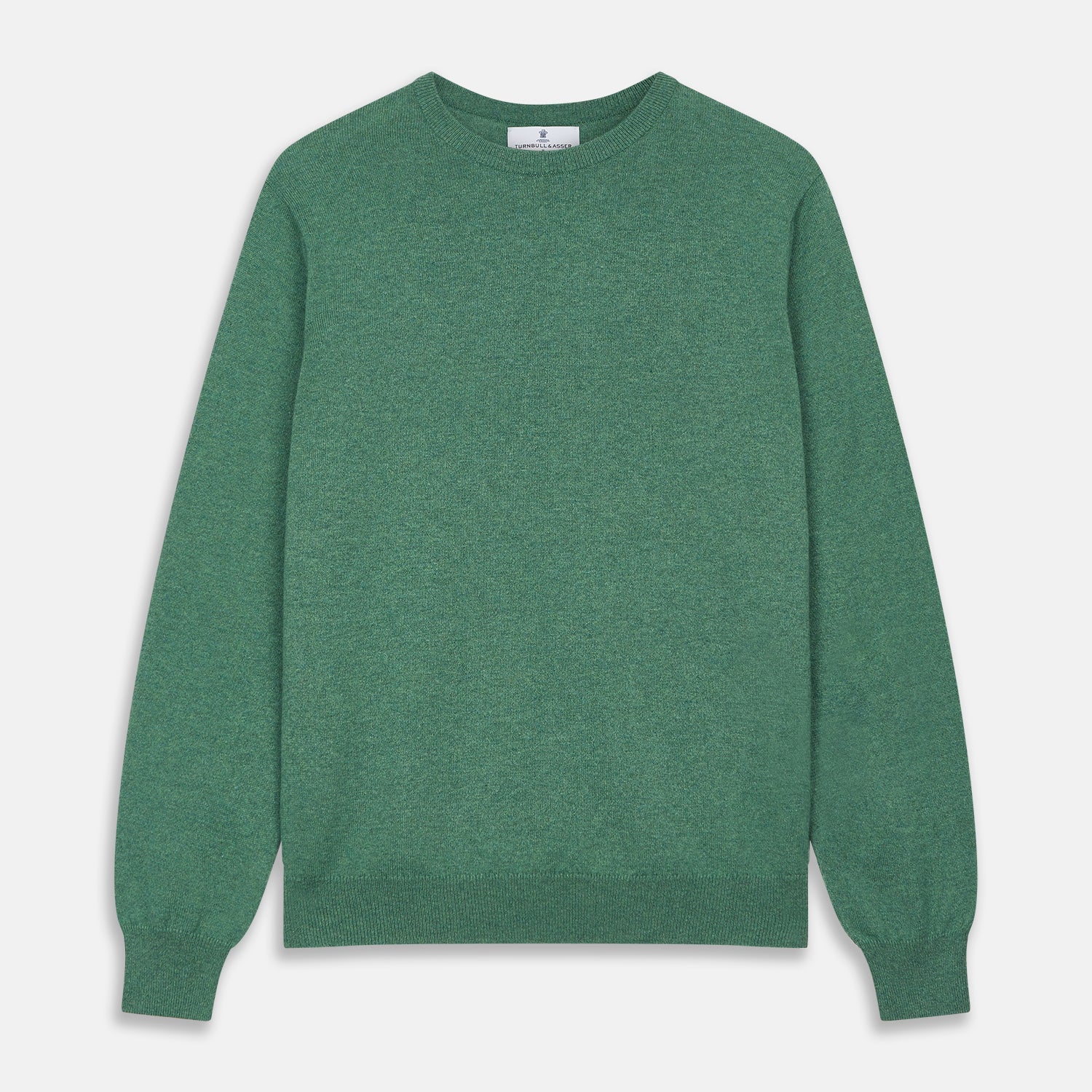 View 1 of product Green Cashmere Crewneck Jumper