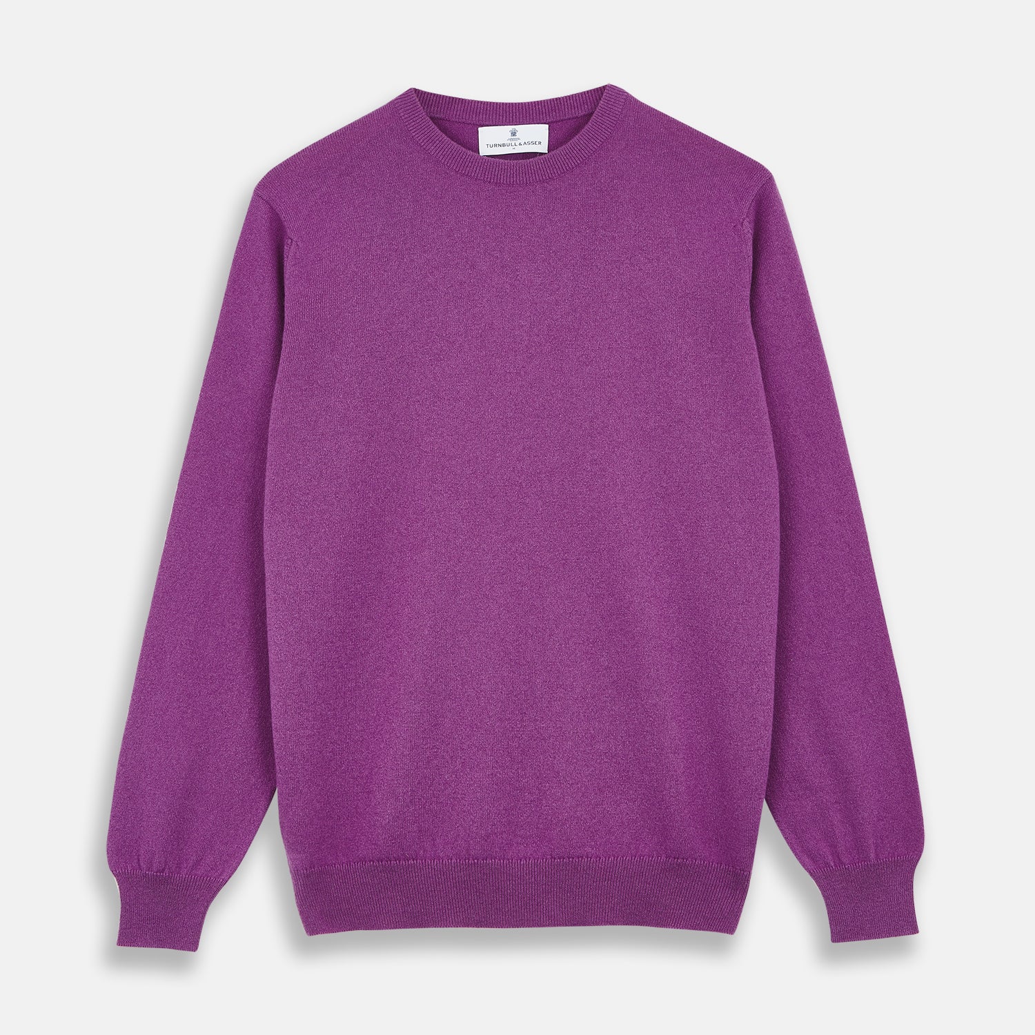 View 1 of product Magenta Cashmere Crewneck Jumper