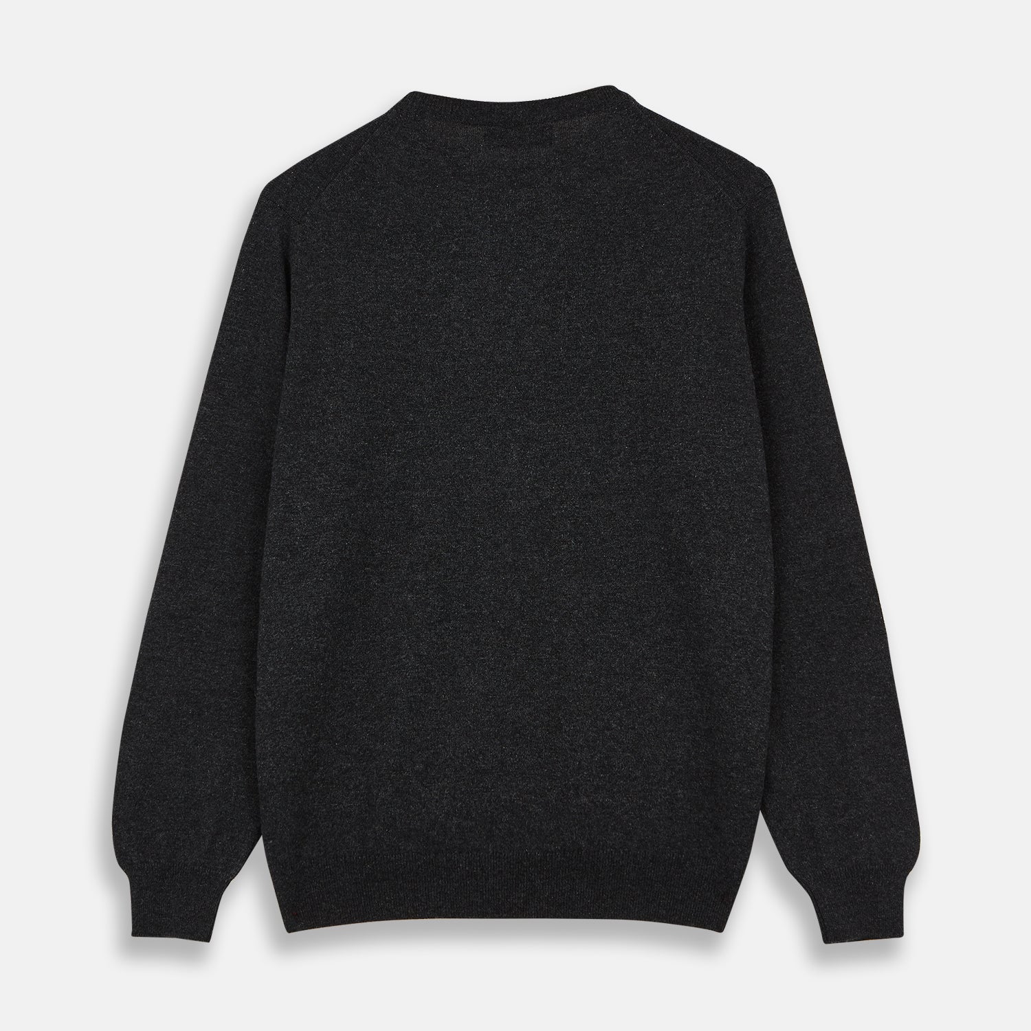 View 5 of product Charcoal Crew Neck Cashmere Jumper