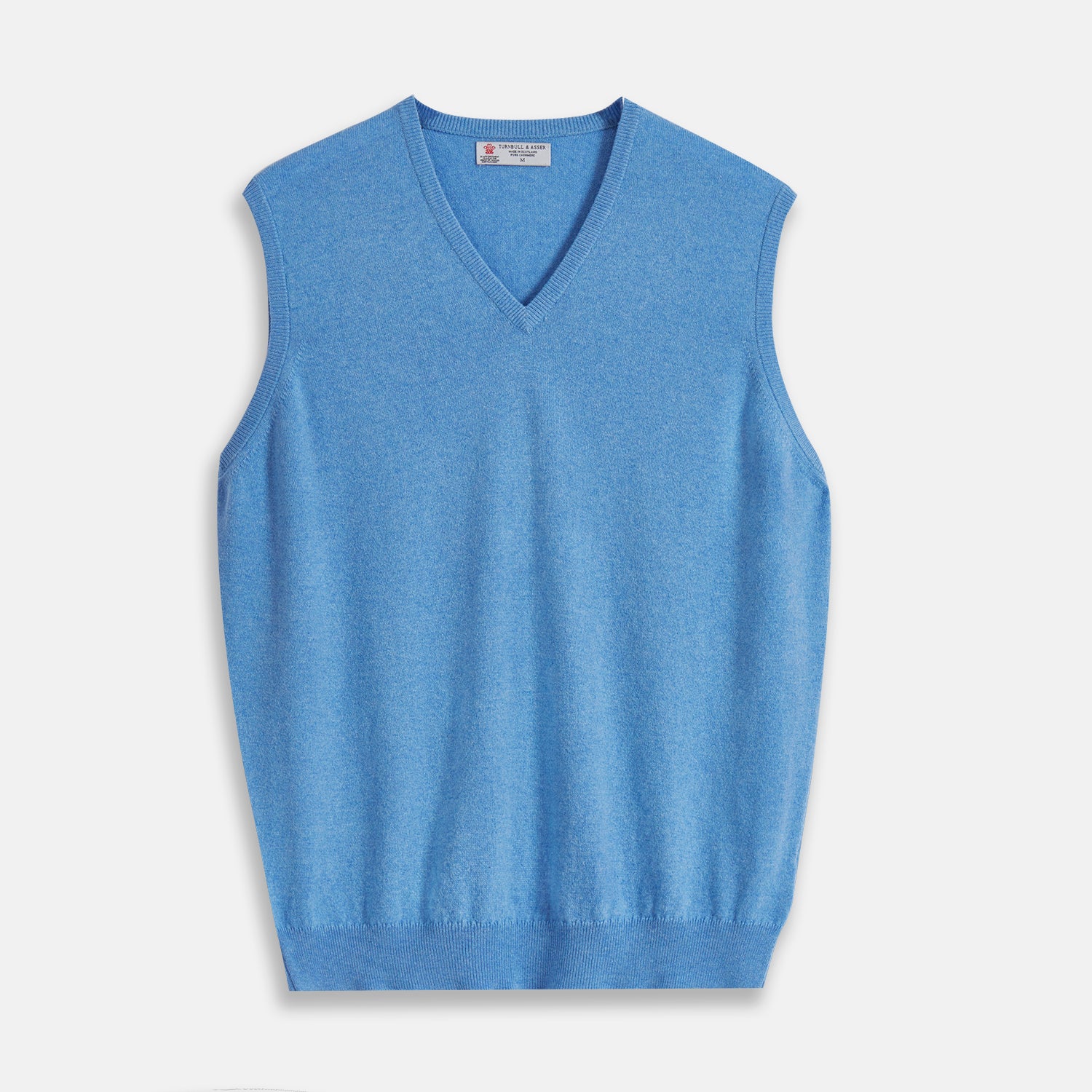 View 1 of product Sky Blue Fine Cashmere Slipover