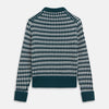 View 5 of product Holly Green Knitted Cashmere Crewneck Jumper