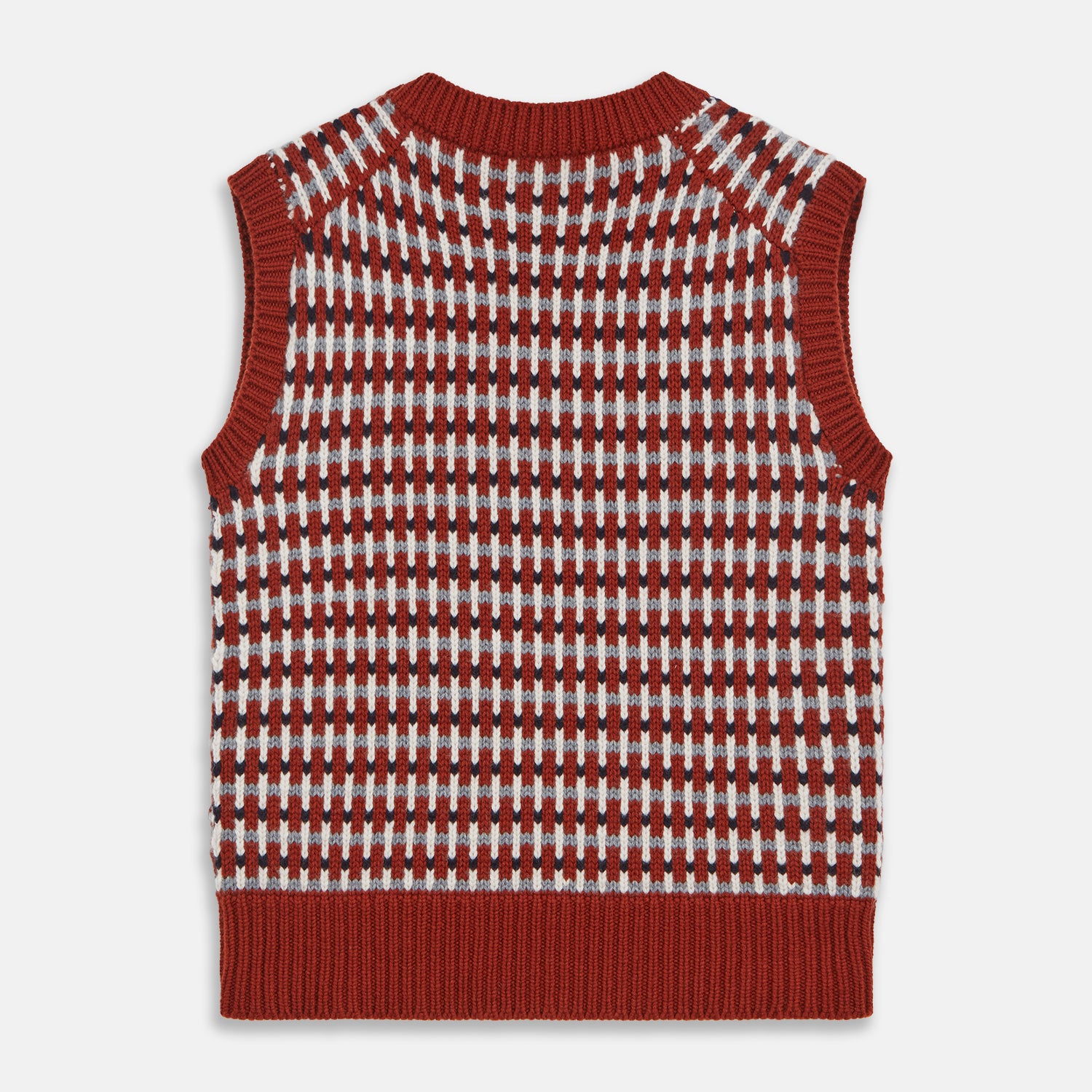 View 5 of product Rust Knitted Cashmere Slipover