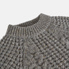 View 4 of product Merino Knitted Raglan Sleeve Crewneck Jumper